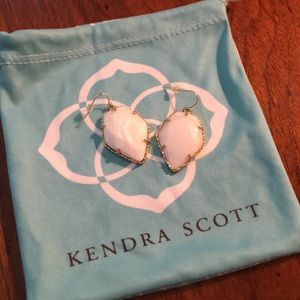 Corley gold earrings in White.